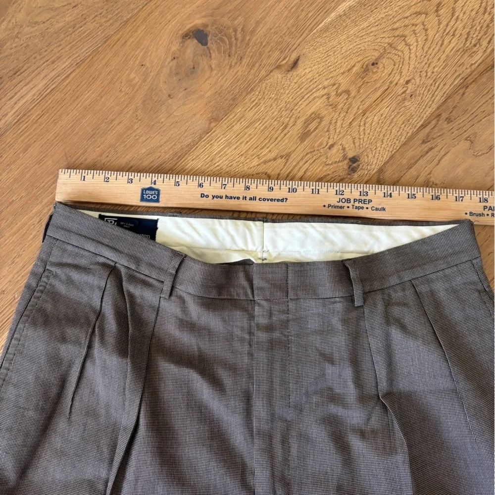 Polo ralph lauren tapered houndstooth pants with bottom cuff